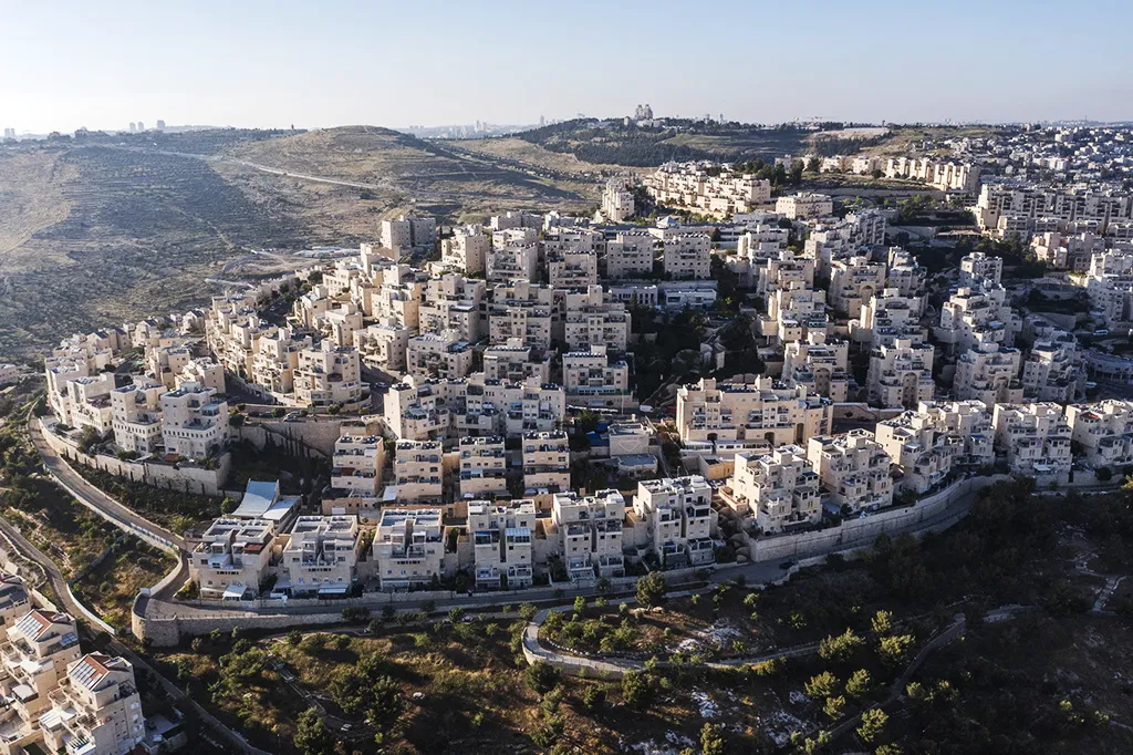 Israeli settlements on the West Bank.